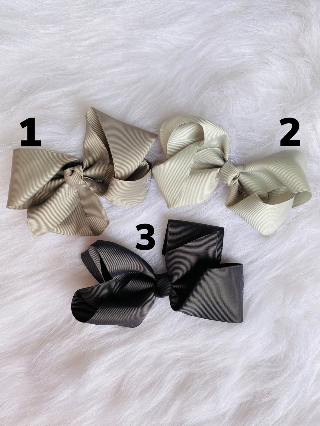 Ribbon Bows - Grey’s