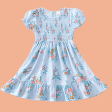 Load image into Gallery viewer, Mama and Mini - Smocked Blue Dream Dress
