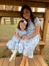 Load image into Gallery viewer, Mama and Mini - Smocked Blue Dream Dress
